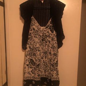 Sweater and Spring Dress